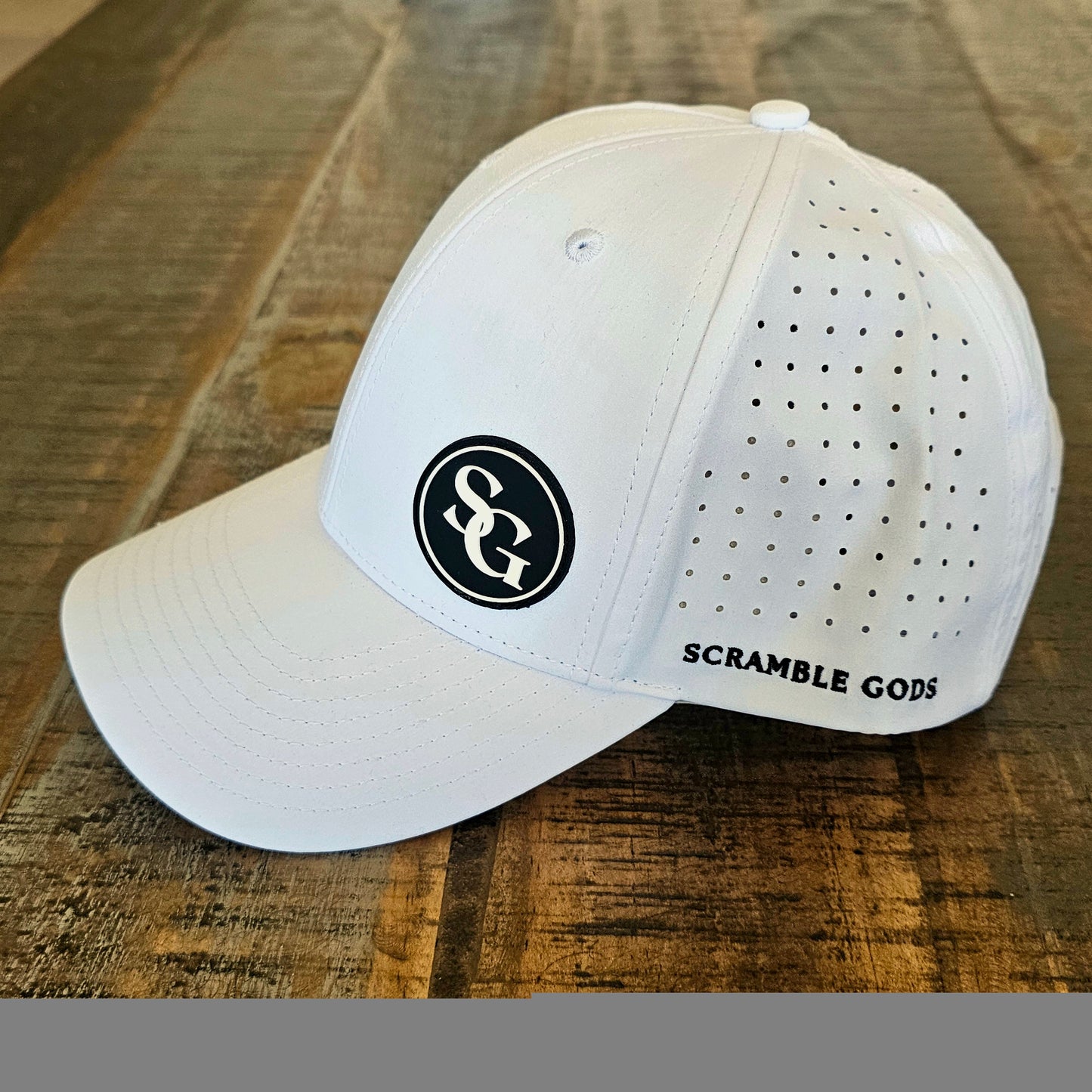 White Scramble God Performance Hat