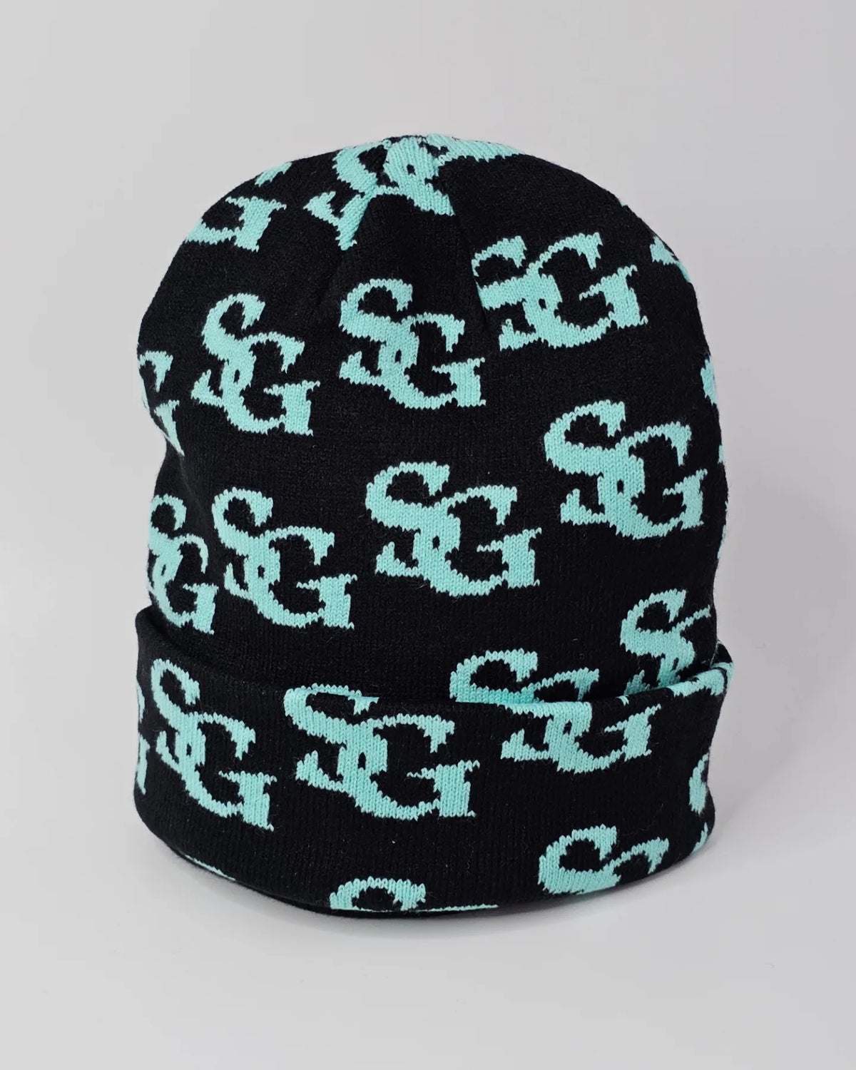Scramble Gods teal beanie