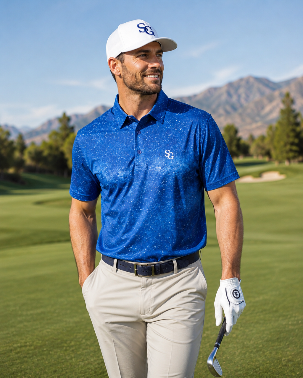 Star Gazer Golf Polo