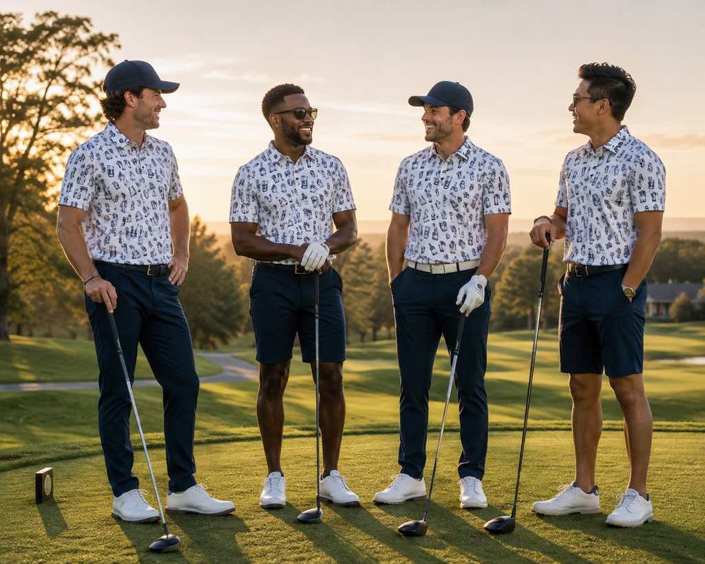 Scramble Gods Another "Round" Golf Polo