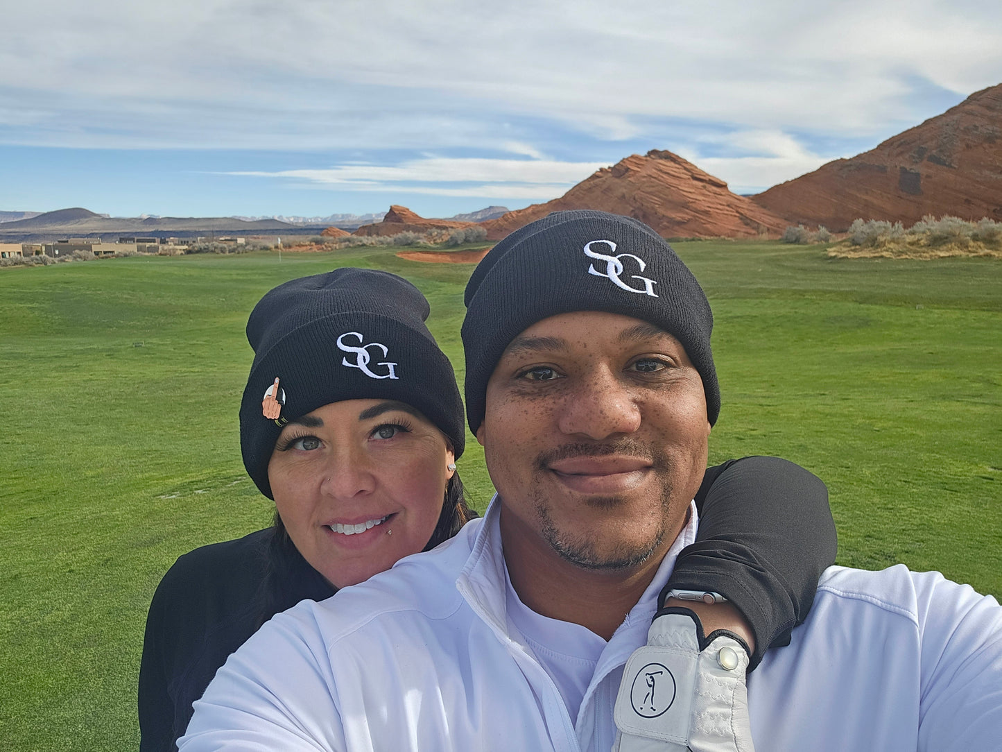 Black Scramble God Beanie