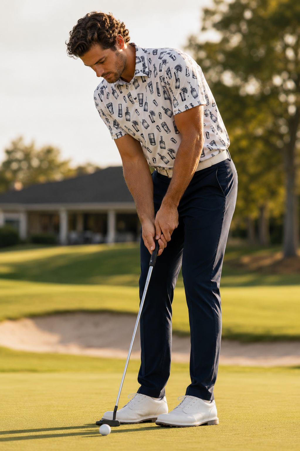 Scramble Gods Another "Round" Golf Polo
